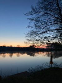 Sonnenaufgang am Barumer See